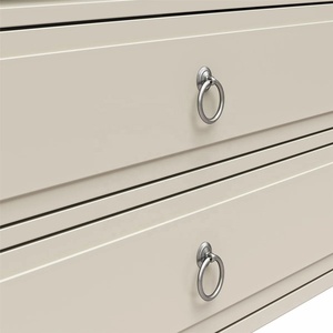 Luxury Wood Bedside <b>Table</b> With Dual Drawers Elegant Handles Spacious Storage Modern Design Perfect For Bedroom Decor - Product Image 3