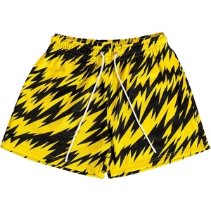 Men Streetwear Mesh Shorts Sublimated Graphic Pattern Breathable Lightweight Casual Sportswear Shorts - Product Image 5