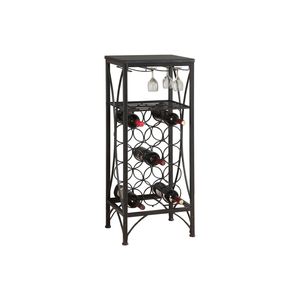 Portabottiglie da Bar in Metallo Nero per l'Arredamento Moderno della Tua Casa - Product Image 2