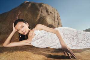 REN ชุดเดรสลายดอกไม้หรูหรา 3D ดอกไม้สีขาวแม็กซี่เดรสเซ็กซี่ซัมเมอร์บีช - Product Image 6