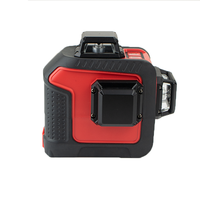 Niveau laser rouge industriel professionnel à 360°, très vendu, avec précision de 1 mm/5 m et protection IP54 pour la construction