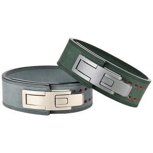 Leather Weightlifting <b>Belt</b> for Men Women Gym Fitness Powerlifting Professional Protection Lightweight Adjustable Back Support - Product Image 1