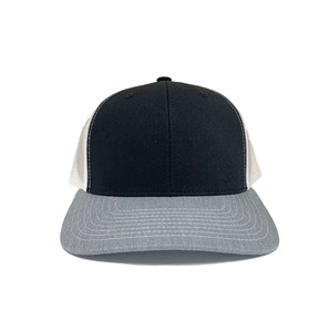 Casquette Trucker Premium Unisexe OEM/ODM à 6 Panneaux, Bicolore Contrastant, Visière Courbée, Motif Feuille, Personnalisable, Performante et Douce pour la Peau - Product Image 1