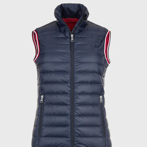 Gilet matelassé léger pour femme, nouvelle conception tendance 2026, en coton respirant et imperméable, couleur or - Product Image 1