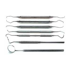 Kit d'examen dentaire complet du fabricant leader avec miroir et curette pour cliniques dentaires et étudiants, par Dentavex - Product Image 1