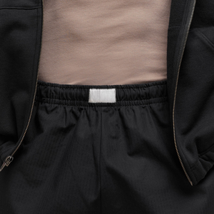 Pantalon de survêtement noir oversize pour homme, coupe ample, taille élastique, idéal pour la gym et l'entraînement - Product Image 6
