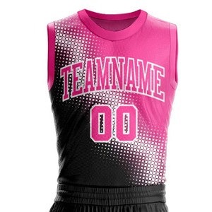 Uniforme de baloncesto personalizado de alta calidad para unisex, uniformes de baloncesto con logotipo impreso personalizado de buena calidad. - Product Image 5