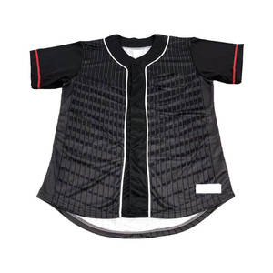 Nouveau maillot de baseball personnalisé en polyester, coupe classique et coutures de qualité supérieure, uniformes de baseball - Product Image 1