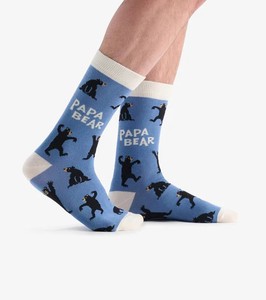 Chaussettes unisexes bleues à motif de dessin animé, chaussettes tricotées respirantes pour hommes, style printemps, usage quotidien - Product Image 1