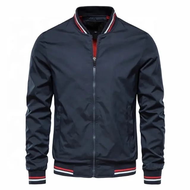 New Fashion oem designs Bomber Jacket men Spring Autumn Jackets for Men 2022 Outdoors Casual Streetwear Men's Jackets and Coats