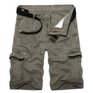 Shorts cargo décontractés pour hommes en coton 100% de haute qualité, sur mesure, impression numérique, multi-poches, séchage rapide, respirant, taille élastique - Product Image 1