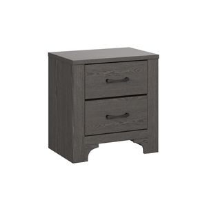 Comodino marrone a 2 cassetti - Product Image 3
