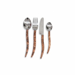 Juego de cubiertos de diseño atractivo, cubiertos plateados, juego de cubiertos artesanales para restaurantes, buen precio. - Product Image 3