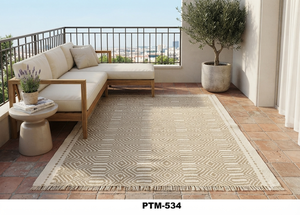 Modern Floral Handmade Kitchen Rug Non-slip Flat Weave Rectangle Cotton Rug <b>Set</b> for Prayer & <b>Picnic</b> PTM-534 - Product Image 1