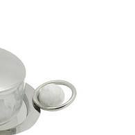 Premium Metal Bakhoor Burner And Storage <b>Jar</b> Set With Decorative <b>Marble</b> Detail For Modern Tabletop Decor - Product Image 5