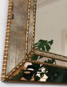 Gran Espejo Veneciano de Latón Vintage - Product Image 2