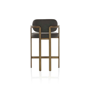 Modern Metal Frame Bar Chair ,New Luxury Bar Chair, Luxury Bar <b>Stool</b> Premium Leather Bar <b>Stool</b> High-End Bar Chair - Product Image 3