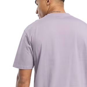 Camiseta Casual de Cuello Redondo y Manga Corta para Hombre, 100% Algodón, Tejido de Punto, Básica, Lisa, Corte Regular, para Otoño, Uso Diario, Estilo Urbano - Product Image 4