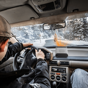 Riscaldatore per Auto e Camion 24V 200W a Riscaldamento Rapido, Modalità Ventilatore Regolabile a 360 Gradi, Sbrinatore e Disappannatore 2-in-1 per Parabrezza - Product Image 6