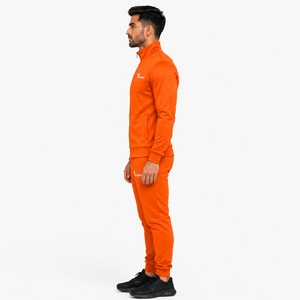 Survêtement de sport pour homme grande taille, décontracté, respirant, écologique, léger, veste zippée intégrale, coupe ajustée, 100% coton - Product Image 3