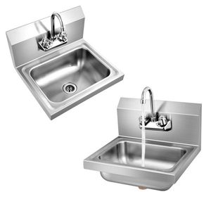 Wall-Mounted 17\" X 15\" X 14.5\" Absorption Tank Anti-Splash Kitchen Sink - Product Image 2