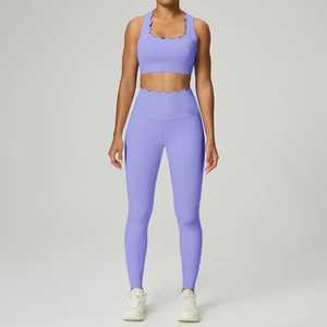 Conjunto de Yoga para Mujer al Por Mayor Más Vendido, Último Diseño, Sostenible, Transpirable y a Precio Razonable - Product Image 4