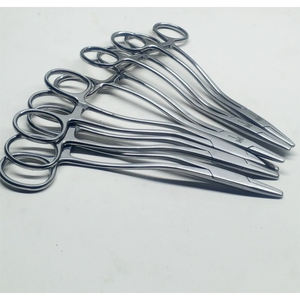 Ensemble de 6 pinces hémostatiques courbées de haute qualité - Outils de blocage en acier inoxydable de qualité médicale - Product Image 1