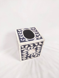 กล่องทิชชู่ฝังกระดูกทำจากไม้ของขวัญสำหรับบ้านโรงแรมร้านอาหารสำหรับผ้าเช็ดปากสำหรับภรรยาและเพื่อนจากอินเดีย - Product Image 4