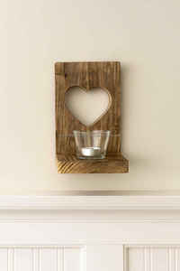 Designer Resin & Wood Joint T-<b>Light</b> Holder, Handmade Rustic Modern Candle <b>Stand</b> for Home, Office & <b>Living</b> <b>Room</b> - Product Image 4