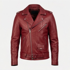 Veste de moto en cuir véritable pour homme de qualité supérieure, nouvelle arrivée, vestes de moto d'hiver, protections amovibles, personnalisables - Product Image 1