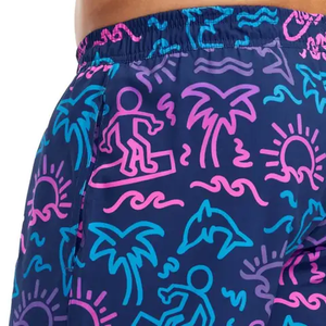Shorts de Playa para Hombre, Nuevo Diseño, 100% Algodón, Cierre con Cordón, Cintura Alta, Color Sólido, Tejido de Punto Transpirable, con Bolsillos - Product Image 6