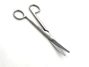 กรรไกรผ่าตัดแบบตรงคุณภาพสูง กรรไกรผ่าตัดแบบโค้ง ใช้แรงมือ ผลิตจากสแตนเลส - Product Image 3