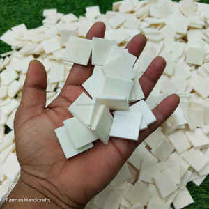 Cuadrados de Hueso de Búfalo Blanco de Diseño, Artesanía Ecológica Hecha a Mano para Arte y Decoración al Mejor Precio - Product Image 2