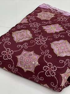 The <b>fabric</b> is widely used for dresses tops gowns women wear ethnic fashion and designer apparel collections Floral geometric abs - Product Image 6
