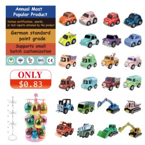 Ensembles de voitures miniatures en alliage moulé sous pression à rétrofriction, échelle 1:<span class=keywords><strong>64</strong></span>, styles variés, conditionnement Gashapon, pour présentation sur marché de puces, cadeau - Product Image 1
