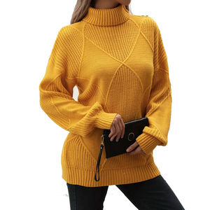 Nuevo Cárdigan de Lana para Mujer, Suéter de Invierno con Botones, Colores y Tallas Personalizables, Transpirable, Antipilling, de Secado Rápido - Product Image 3