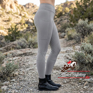 Vêtements d'équitation légers pour l'été avec leggings équestres en mesh pour les séances d'équitation par temps chaud - Product Image 5