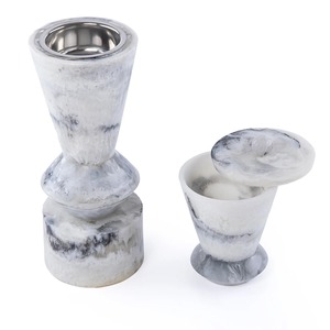 Elegante Quemador de Incienso de Resina Epoxi y Madera de Acacia Estilo Árabe, Soporte de Incienso de Lujo para Decoración del Hogar Árabe, Majlis - Product Image 2