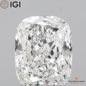 Magnifique diamant solitaire taille coussin avec certificat IGI, 1,50 carat, diamant de laboratoire CVD, couleur D, clarté VVS1, pour pendentif de luxe - Product Image 1