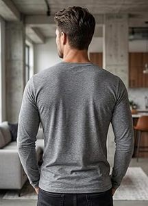 Wholesale Blank <b>Knitted</b> Short Sleeve Unisex Shirt Made from Polyester Cotton Blend Solid Pattern Front Embroidered Design - Product Image 2