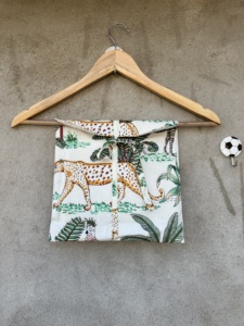 Conjunto de Pijama de 3 Piezas para Mujer, Estampado Animal Safari, Ecológico, 100% Algodón, Ropa de Dormir con Estampado de Leopardo y Cebra - Product Image 4