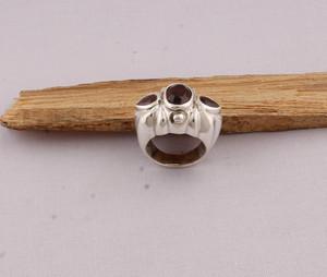 Anillo de Granate Rojo Natural, Plata de Ley 925, Joyería, Anillo de Piedra de Nacimiento de Enero, Estilo Vintage, Anillo de Gema Roja Intensa para Mujer, Fino - Product Image 6