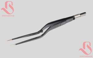 BISONS Vente en gros de pinces bipolaires manuelles en acier inoxydable antiadhésives, 20 cm, pointe de 1,5 mm, réutilisables, certifiées CE |   Connecteur EU - Product Image 3