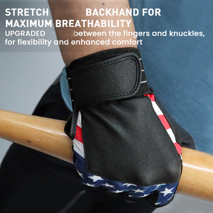 Wholesale Price Unisex Batting Gloves Customizable Design Logo Genuine Leather Breathable Shock Absorbent Gloves Customized Logo - Product Image 4