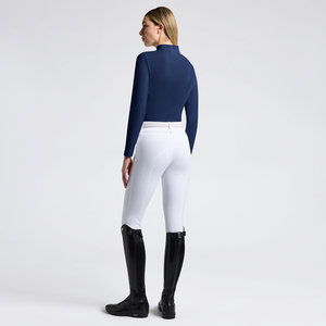 High Quality 4way Stretch Horse Riding Equestrian Shirt Top <b>Base</b> <b>Layer</b> Competition Show Shirt Polo in Soft Feel Technical Fabric - Product Image 3