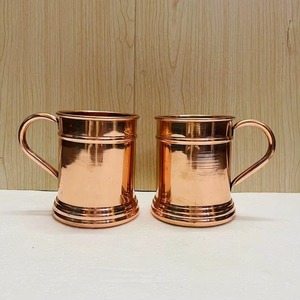 Mug en cuivre artisanal moderne, écologique, taille personnalisée, cadeau d'affaires, pour la vodka et la bière russes, usage domestique - Product Image 5