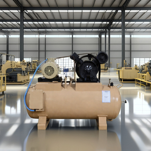 Compresseur d'air statique à double étage et double cylindre, lubrifié à l'huile, haute efficacité, performance industrielle robuste - Product Image 5