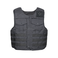 Chaleco Táctico Portaplacas Negro, Ligero, Impermeable, Anti-Cortes, con Sistema Molle, para Caza y Seguridad, Personalizable y de Marca Propia