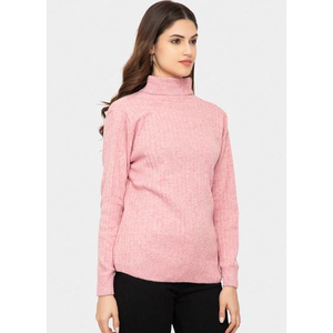 Pull col roulé en maille épaisse de qualité supérieure, confortable et élégant, idéal pour l'hiver, prix bas, directement de l'exportateur. - Product Image 1