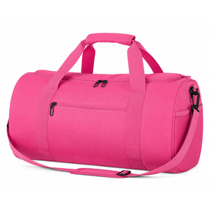 Sac de sport en polyester grande capacité, léger, couleur unie, avec compartiment à chaussures et fermeture éclair personnalisée pour l'exercice et le fitness - Product Image 1
